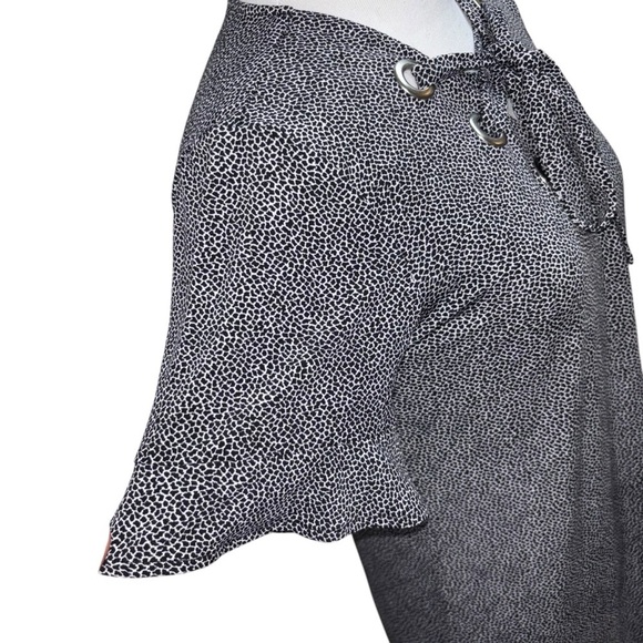 MICHAEL Michael Kors Women's Size XS Sheath Dress NWT Short Sleeves Lace up - Picture 5 of 9